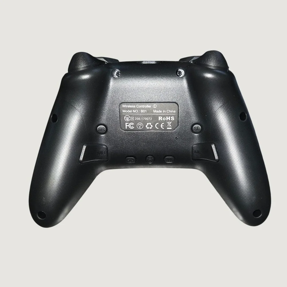 NC100 RGB Wireless Gaming Controller B01 Bluetooth Switch PC iOS Android Black